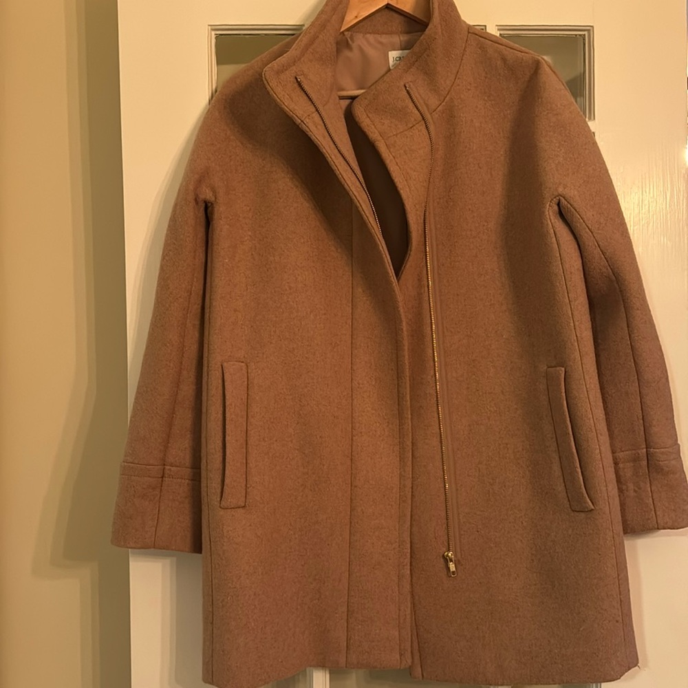 J.Crew cocoon coat - wool. Never worn